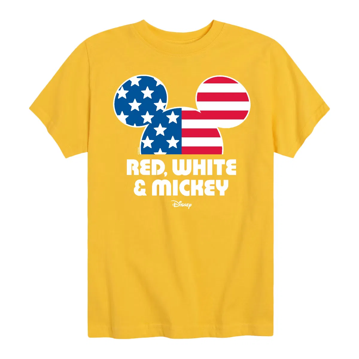 Футболка с принтом Americana Disney, Yellow