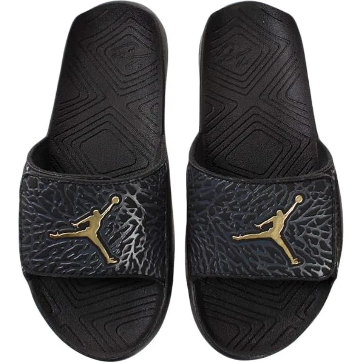 Детские шлепанцы с закрытым носком Jordan Hydro 7 V2, Black — фото 3