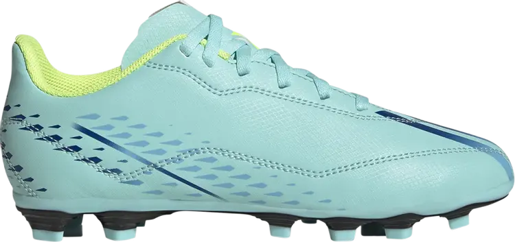 

Бутсы Adidas X Speedportal.4 FG J 'Al Rihla Pack - Clear Aqua', синий