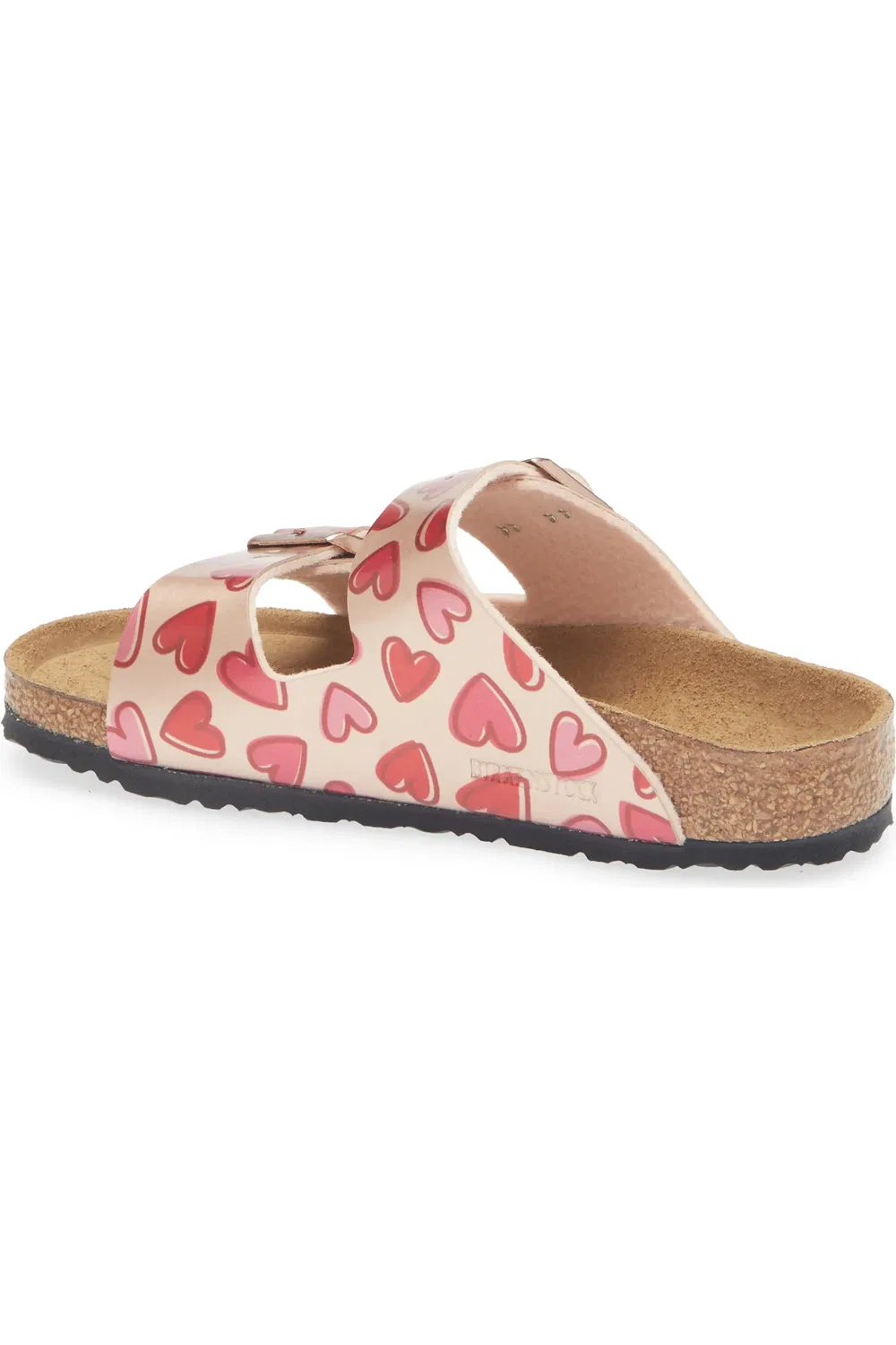 Сандалии детские с принтом Arizona Slide Birkenstock, Copper Metallic — фото 2