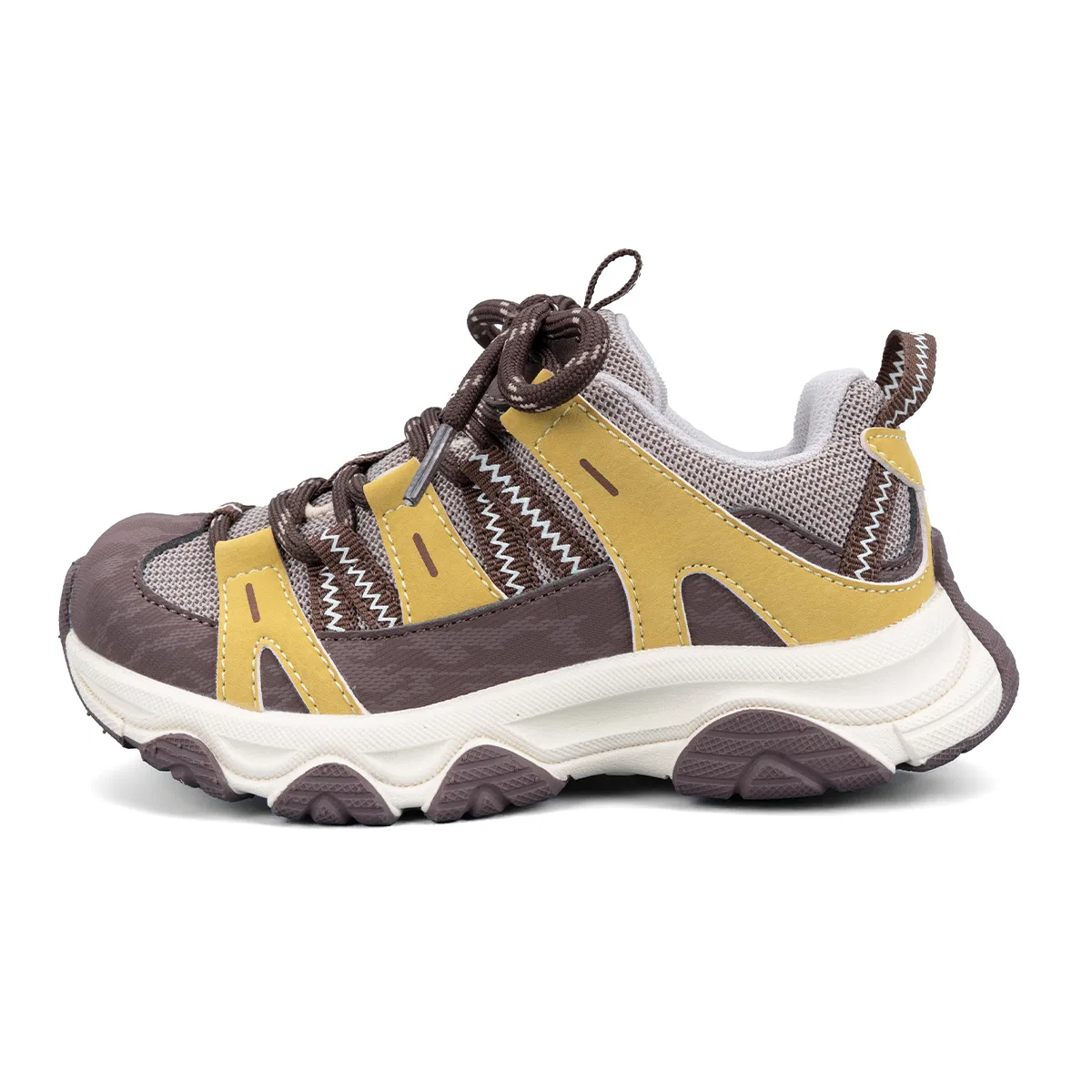 Детские повседневные кроссовки из экокожи и сетки Kids, Lee, Yellow