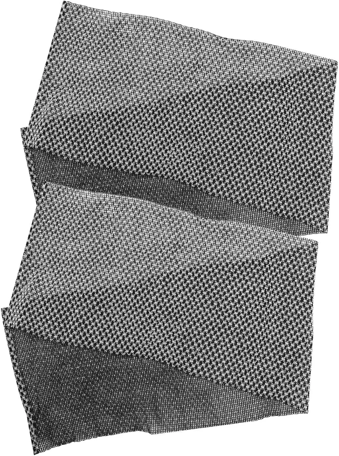 Мочалка для пилинга 2 шт, Generisch, 100x25.5x0.5 см, Черный