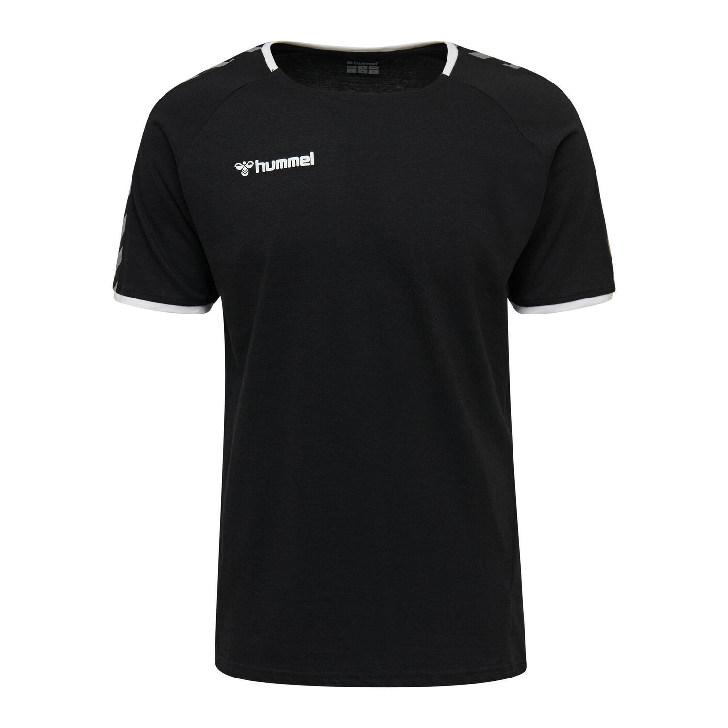 

Футболка Hmlauthentic Training Tee Футболка S/S Мужчины HUMMEL, черный/белый