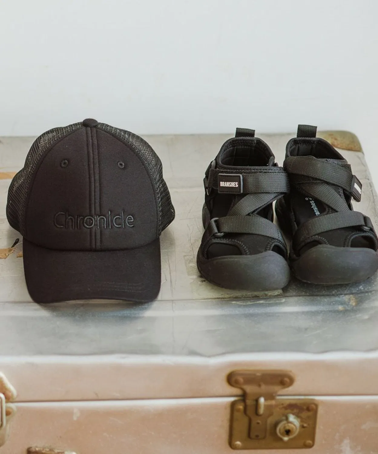Branshes Детские сандалии с закрытым носком Black Multi — фото 4