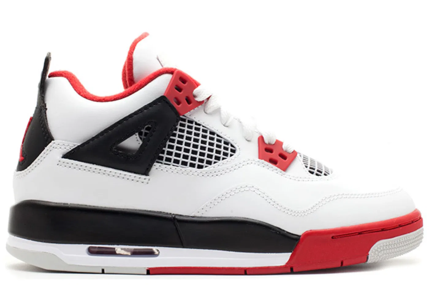 Детские кроссовки Lifestyle Jordan 4 Retro Jordan, White/Varsity Red-Black