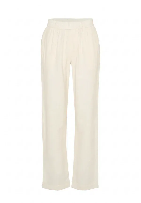 Брюки с эластичным поясом, шлевками и боковыми карманами Pantaloni Tru Trussardi Junior, Ivory, слоновая кость