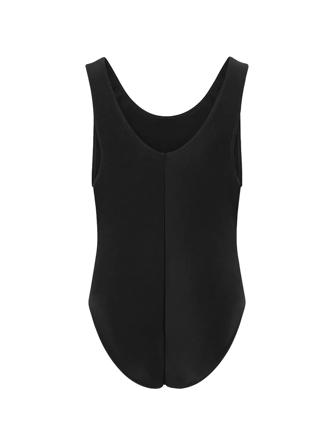 Купальник с U-образным вырезом Zeco Schoolwear Kids, черный — фото 2