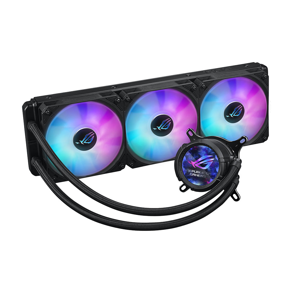 Система водяного охлаждения Asus Rog Strix LC III 360 ARGB LCD, черный — фото 3
