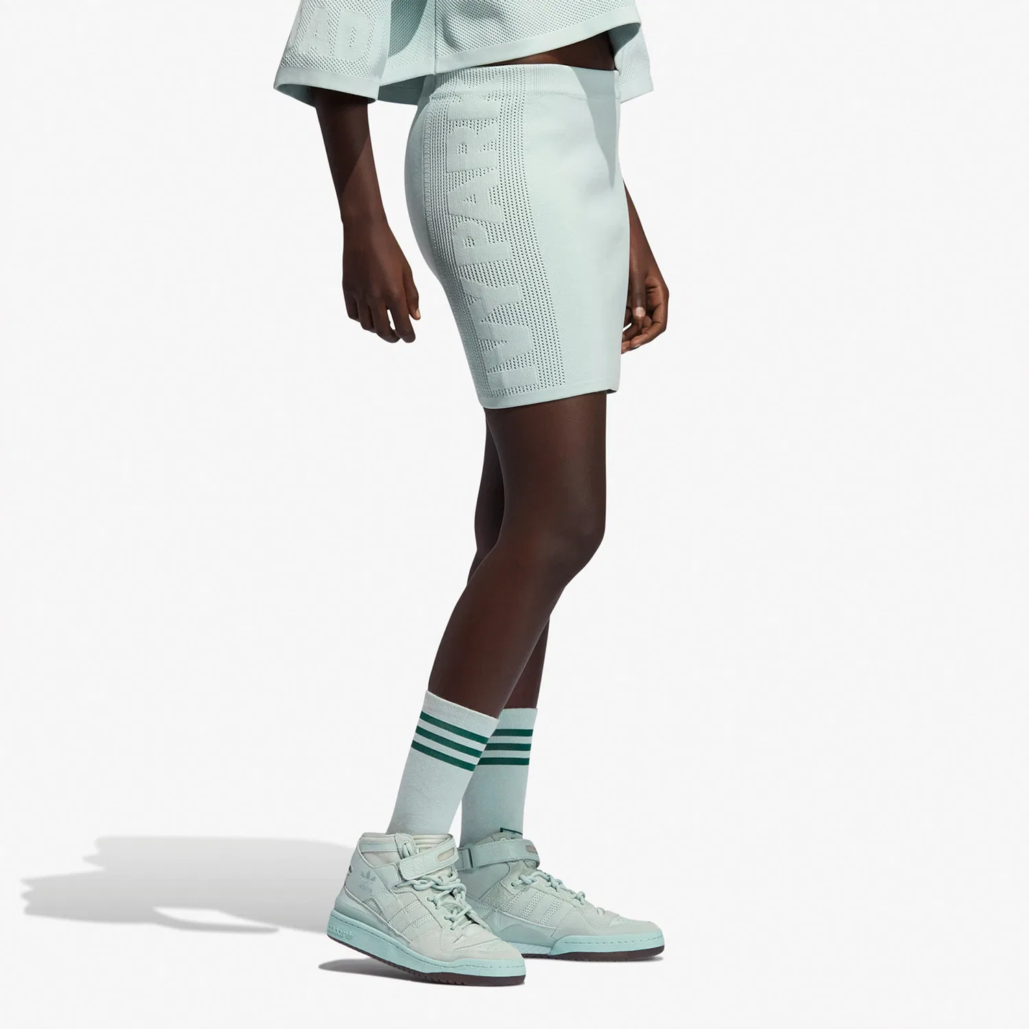 Юбка короткая повседневная x IVY PARK, Adidas Originals, Green — фото 4