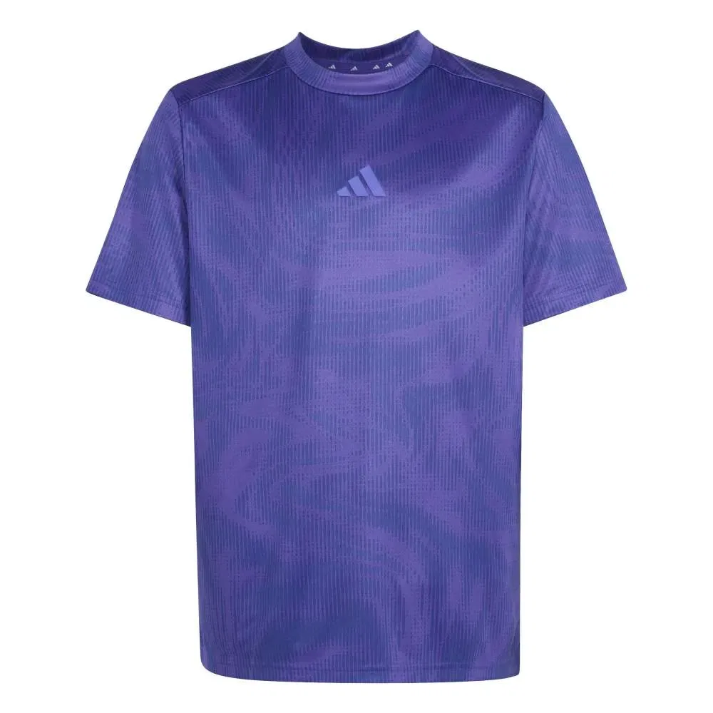 Футболка с принтом Adidas Sport Icons All-Over Graphic Adidas, фиолетовый