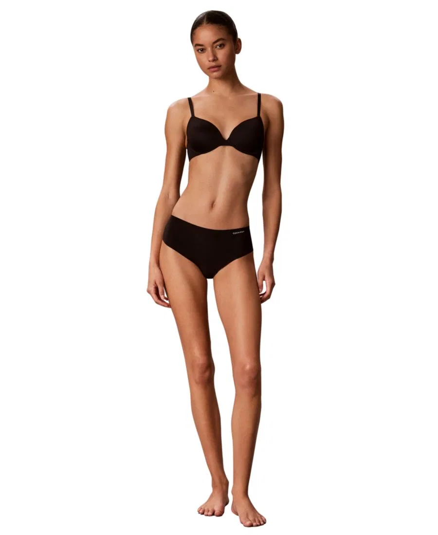 Комплект трусов-хипстеры из микрофибры с бесшовной отделкой Calvin Klein, Black — фото 3