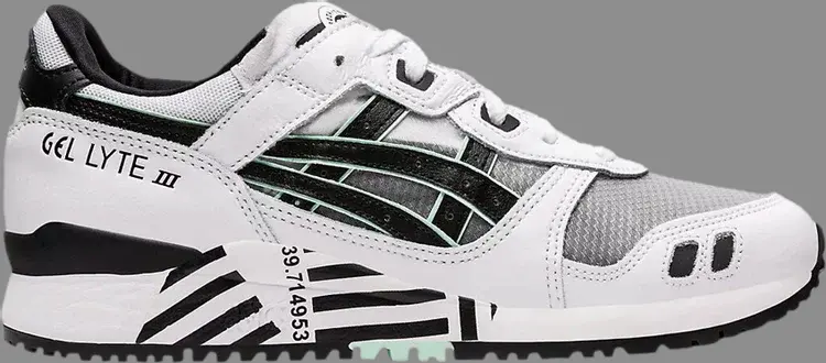 

Кроссовки wmns gt lyte 3 og 'modern tokyo pack - white black' Asics, белый