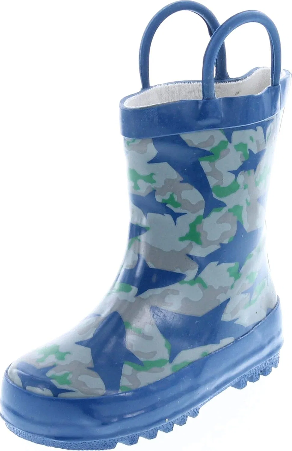 Детские сапоги для мальчиков с камуфляжным принтом Static Footwear, Shark Camo
