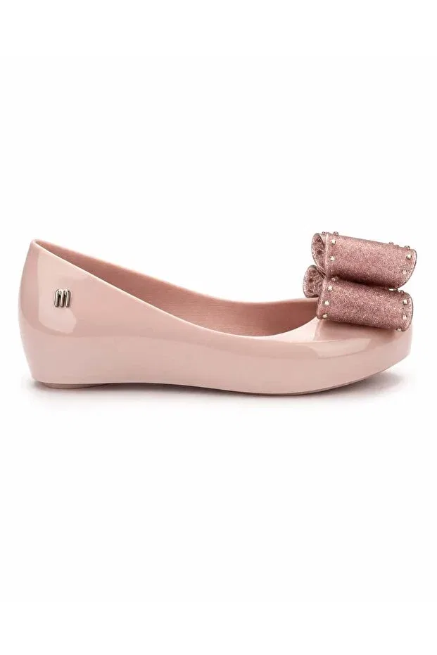Детские балетки для девочек с бантом Mini Melissa, Pink