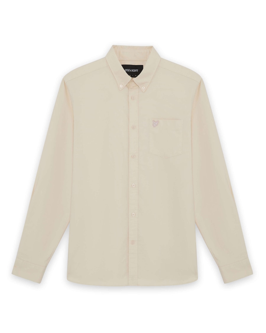 

Рубашка на пуговицах классического кроя Lyle & Scott, Powder