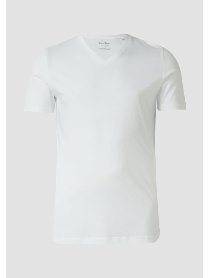 

s.Oliver Футболка белого цвета (0100), Белый, s.Oliver Футболка белого цвета (0100)