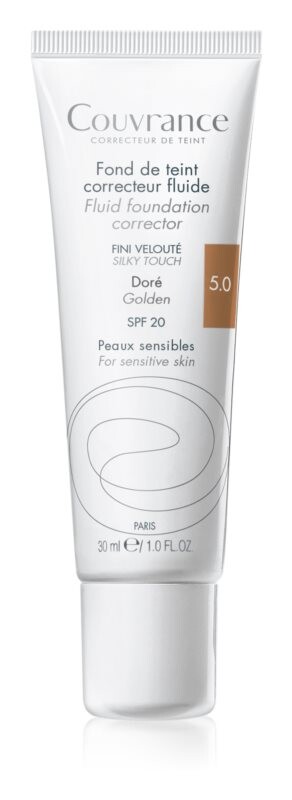 

Жидкая основа SPF 20 Avène Couvrance, оттенок 5.0 гolden 30 мл