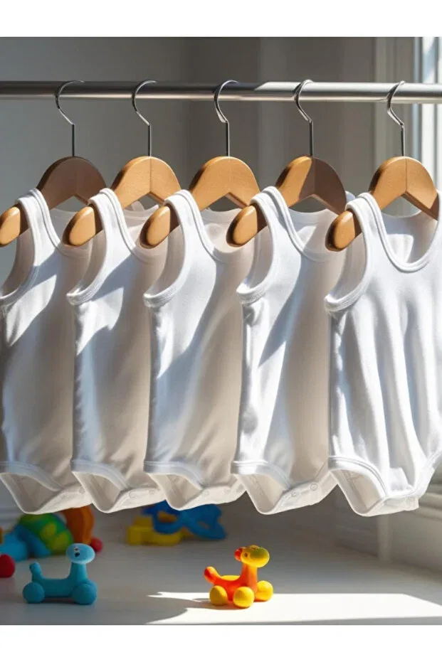 Детский комплект боди с коротким рукавом Arelstore, White-Ecru