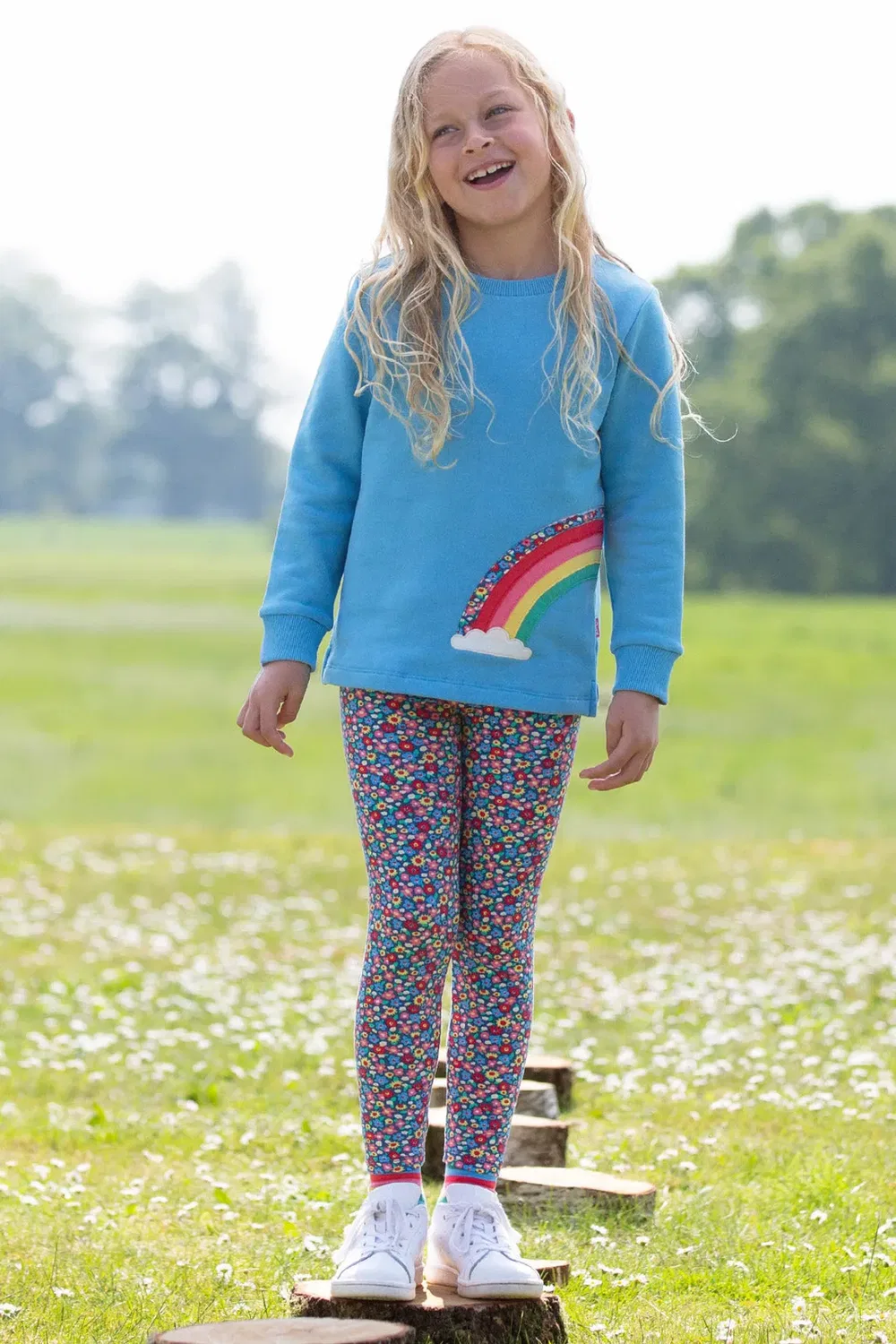 Детский свитшот Rainbow Kite, Blue — фото 3