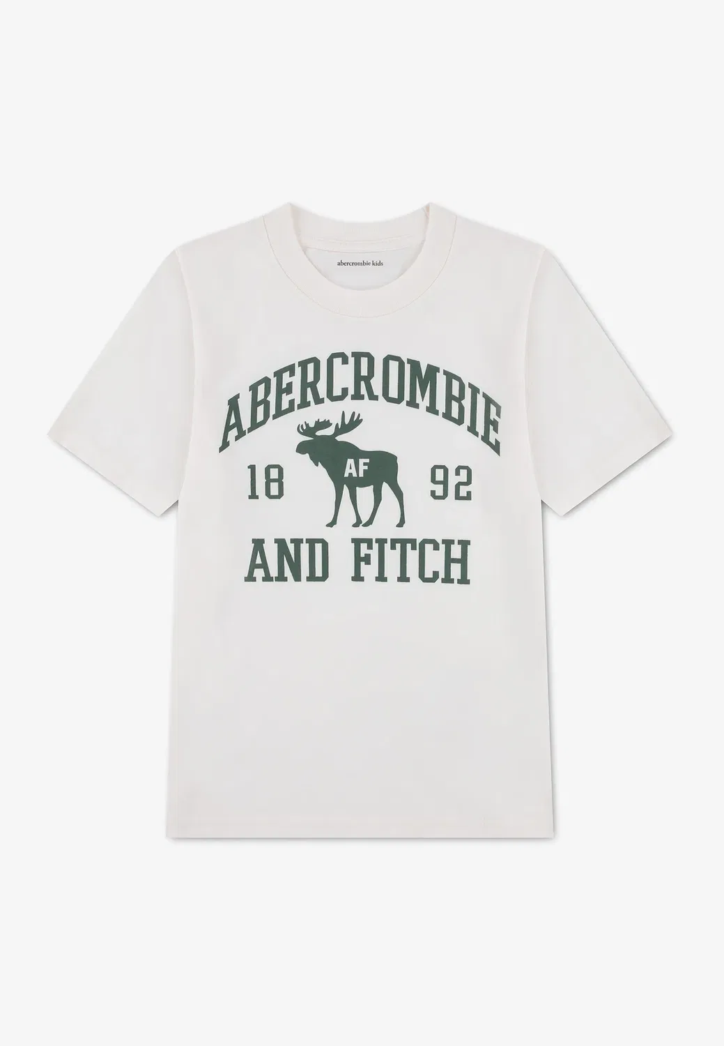 Футболка с принтом "Moose lockup" Abercrombie & Fitch, Jet Stream