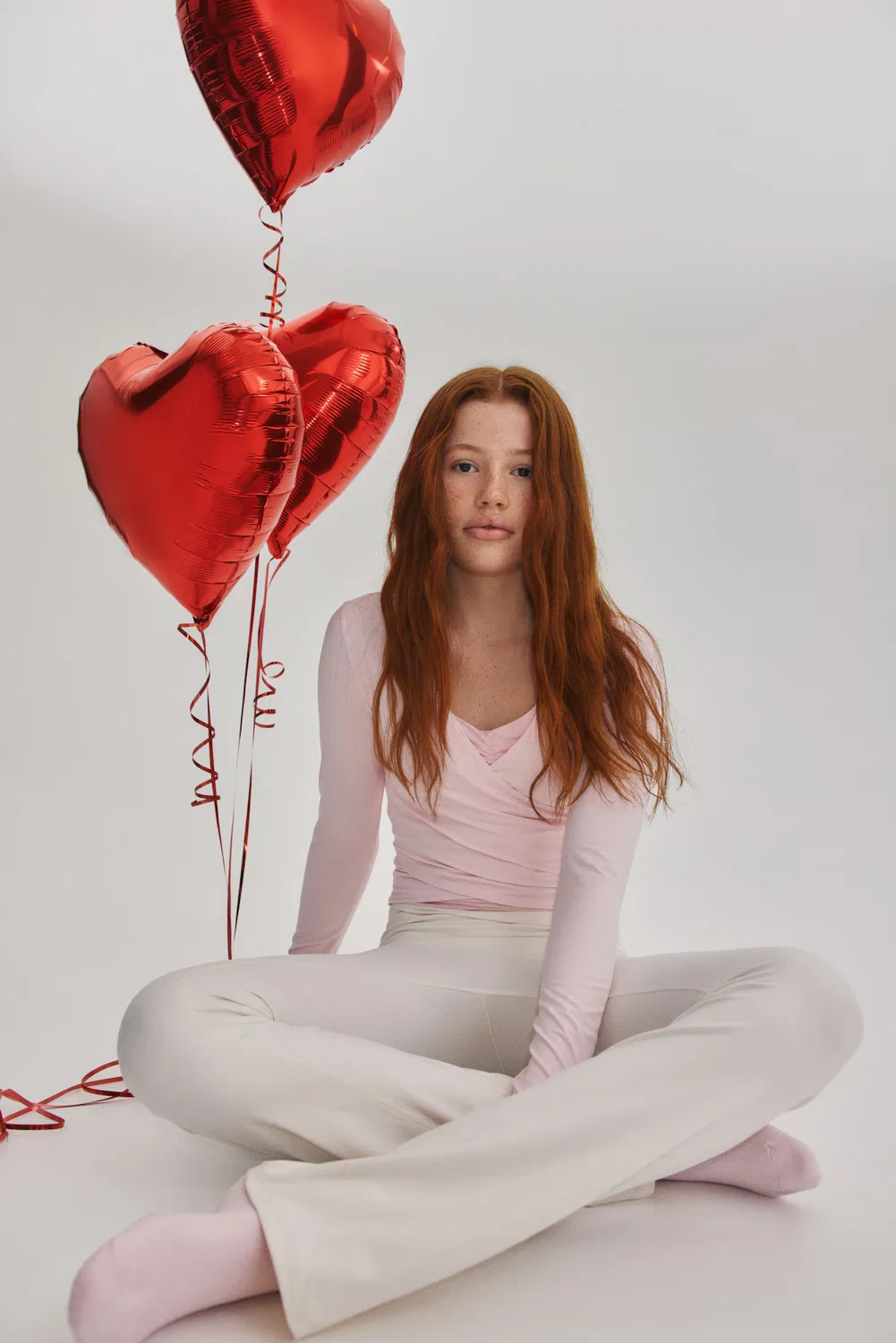 Леггинсы для йоги с технологией Softmove H&M, Weiß — фото 3