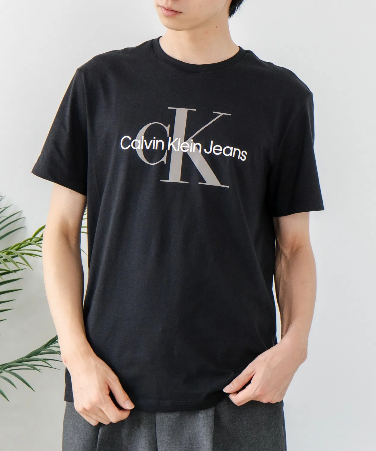 Унисекс футболка с принтом CORE MONOLOGO JEANS T CK813 Calvin Klein, Black