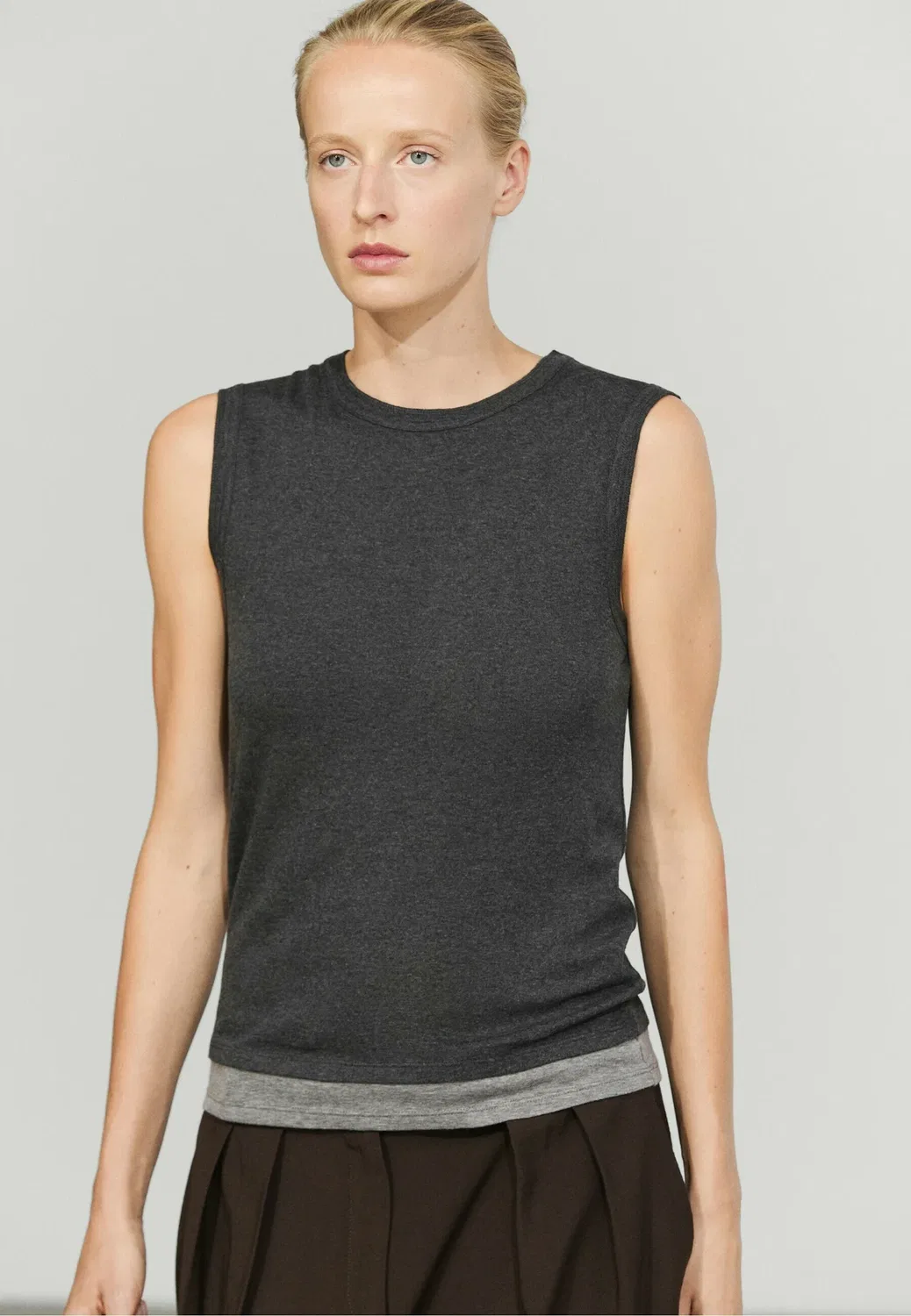 Топ Massimo Dutti, Dark Grey