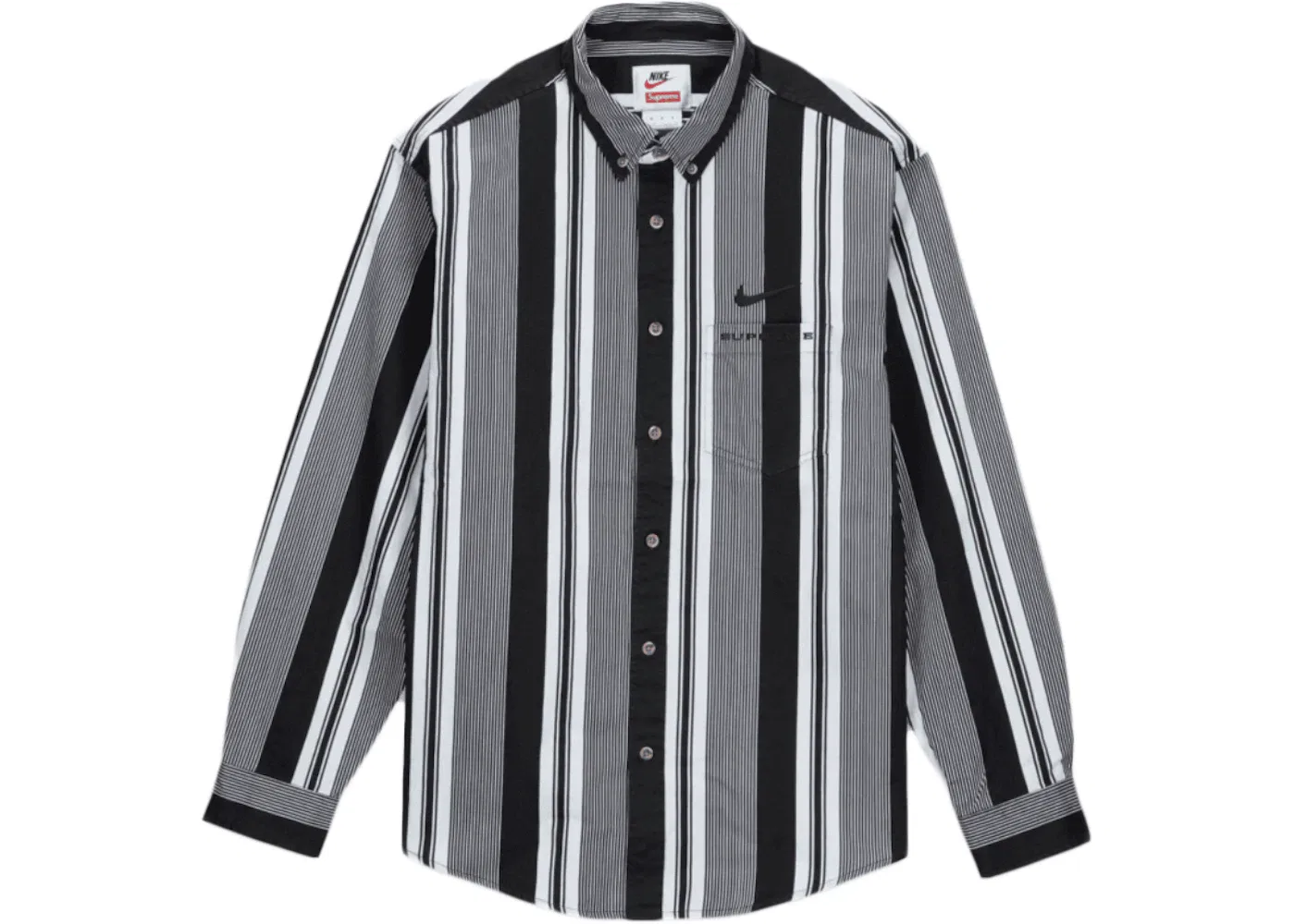 Мужская рубашка в полоску Shirt Supreme, Black Stripe