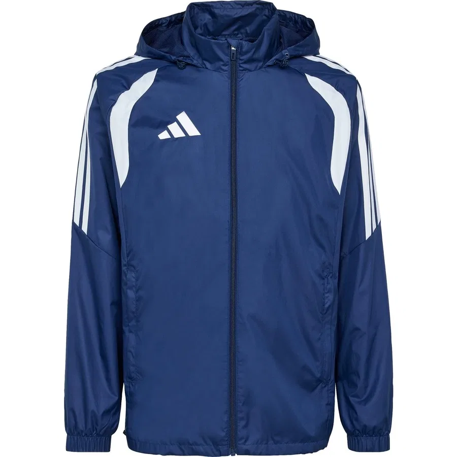 Ветровка спортивная с капюшоном Performance JY9732 Tiro26 League adidas, Сине-белый — фото 3