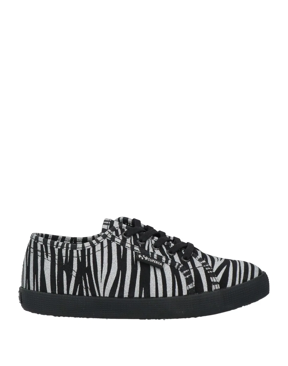 Детские кеды для девочек с принтом Superga, черный