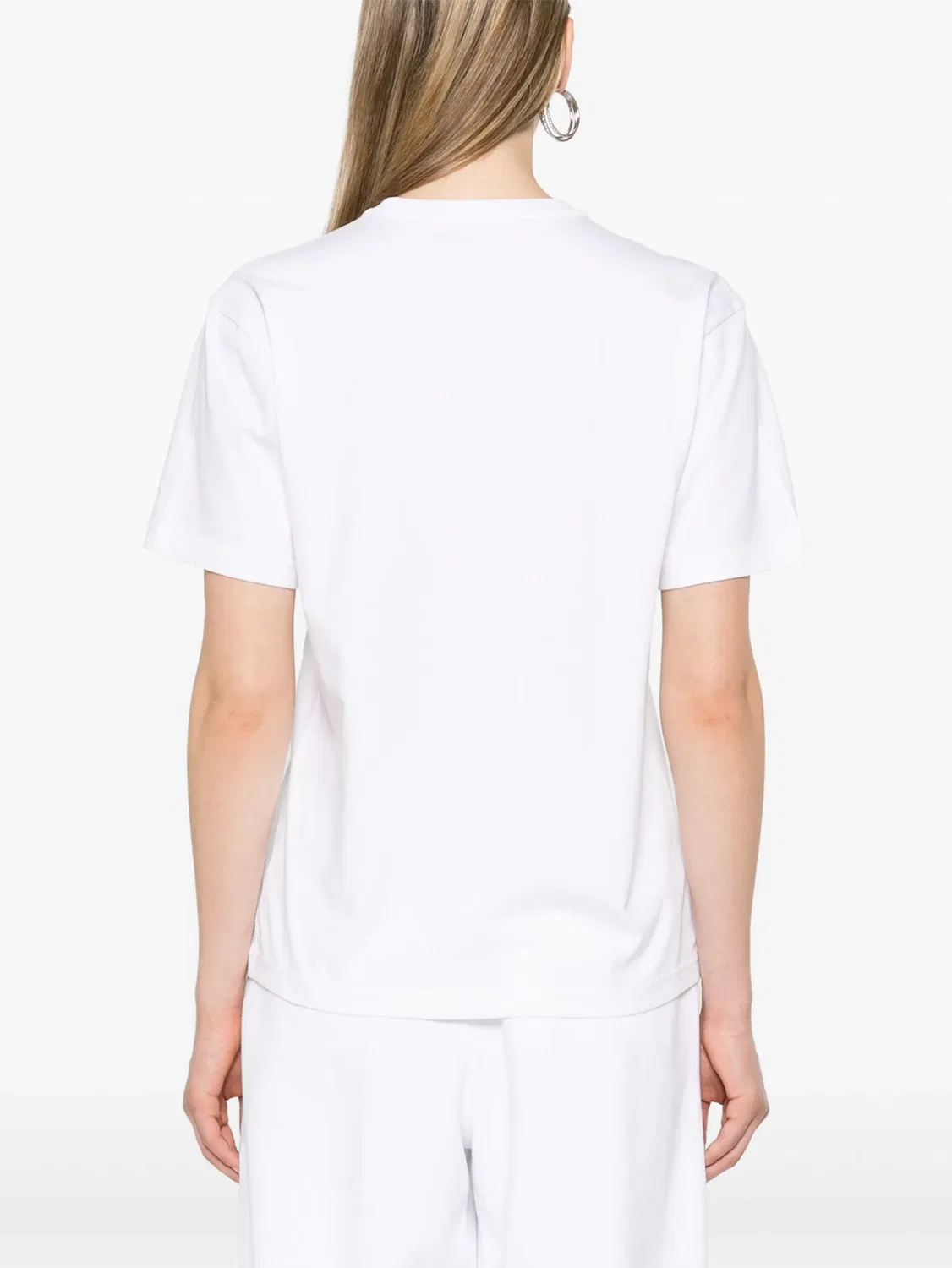 Футболка с логотипом из хлопка Alexander Wang, белый — фото 3