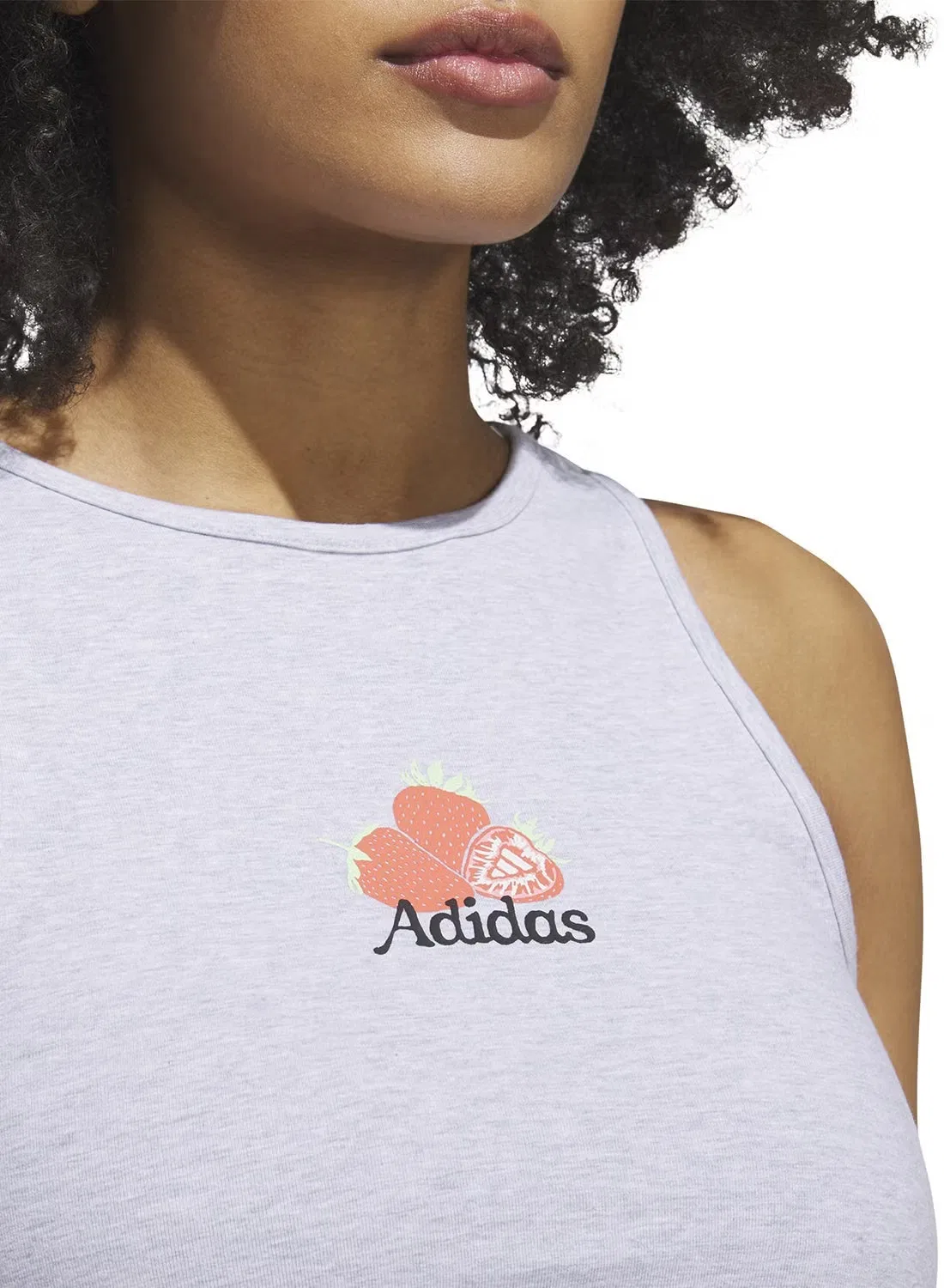Майка-туника с принтом Adidas — фото 3