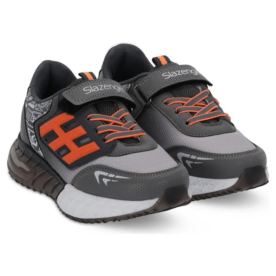 Кроссовки с липучками Enzo F Slazenger, Бежево-коричневый — фото 2