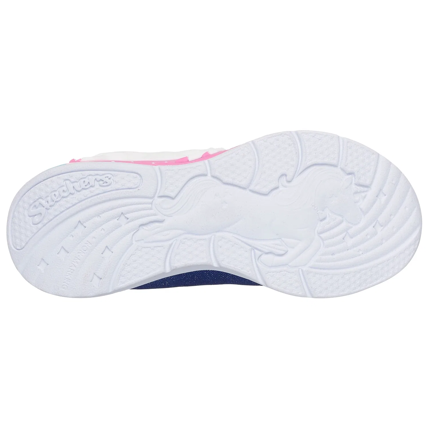 Детские кроссовки с подсветкой UNICORN CHASER Skechers, Navy-Multi — фото 3