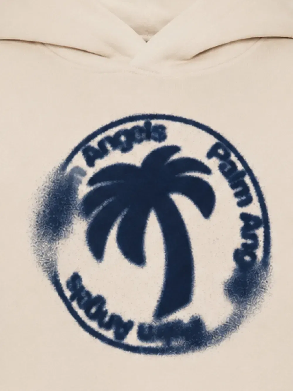 Толстовка Palm Stamp Palm Angels Kids, бежевый — фото 3