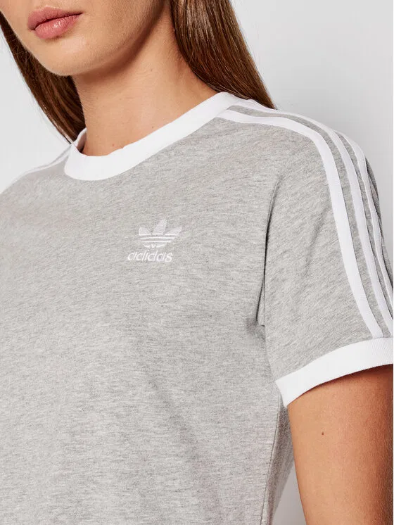 Футболка standard fit adicolor Classics 3-Stripes Adidas, серый — фото 3