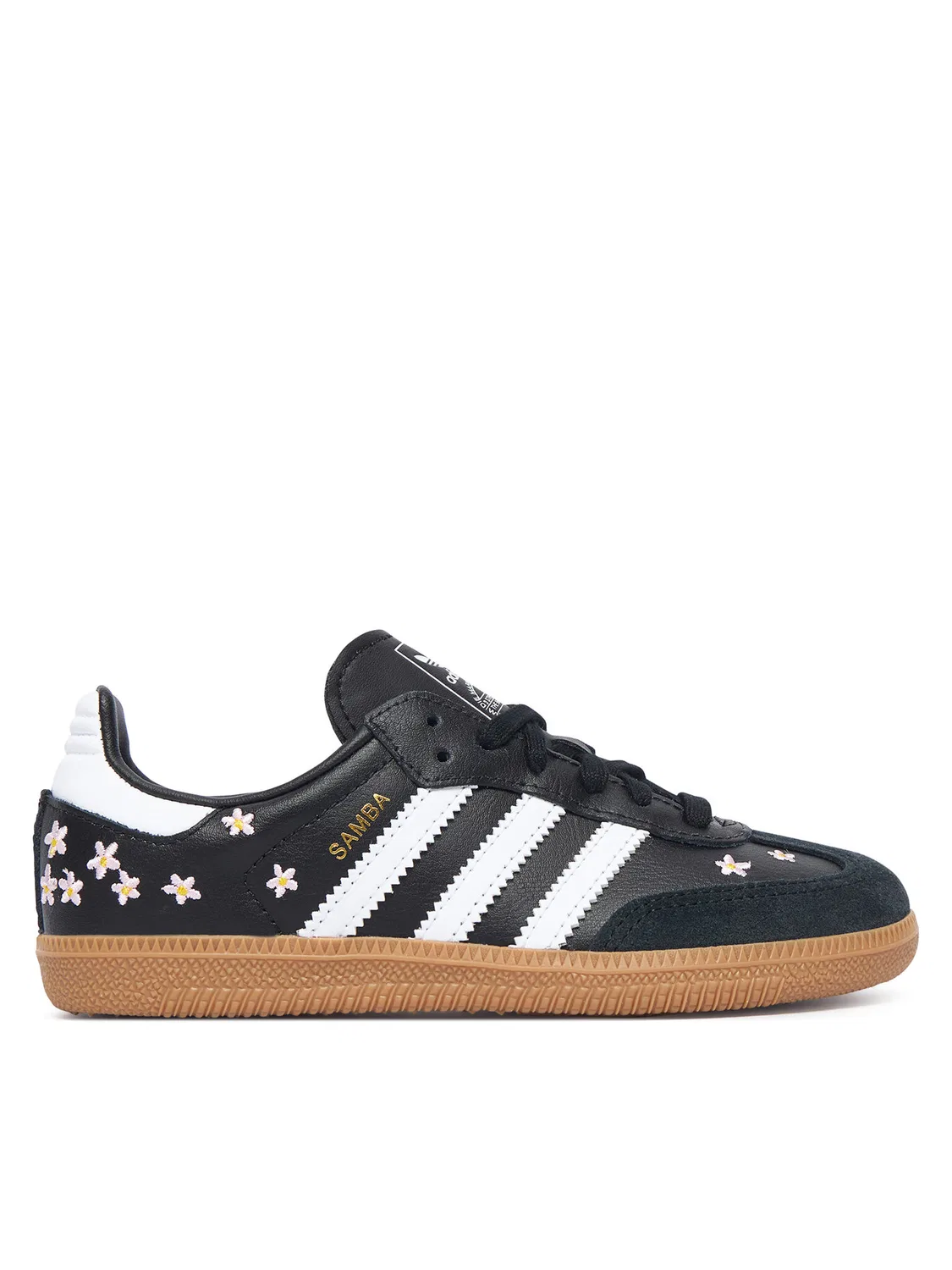 Кроссовки для девочки Samba Og Adidas, черный