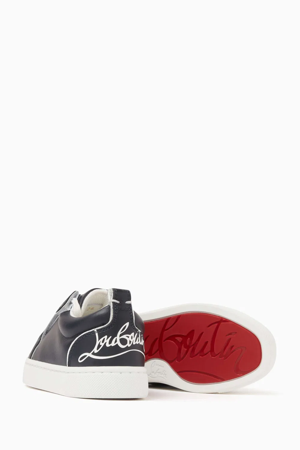 Кроссовки из телячьей кожи Funnyto Christian Louboutin, синий — фото 2