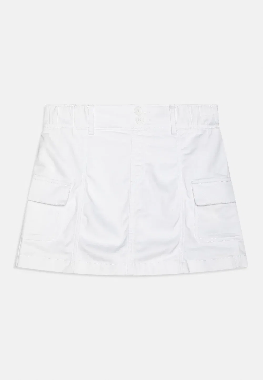 Юбка-Шорты - мини-юбка Abercrombie & Fitch, Bright White — фото 3
