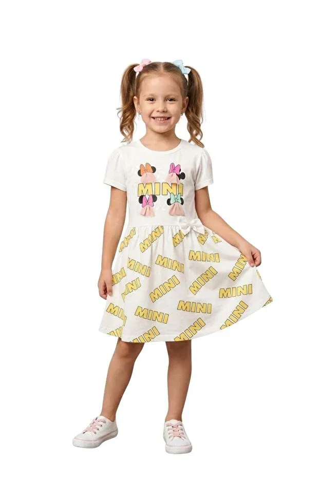 Детский комплект платьев для девочек с коротким рукавом Newkids, Multicolor — фото 3