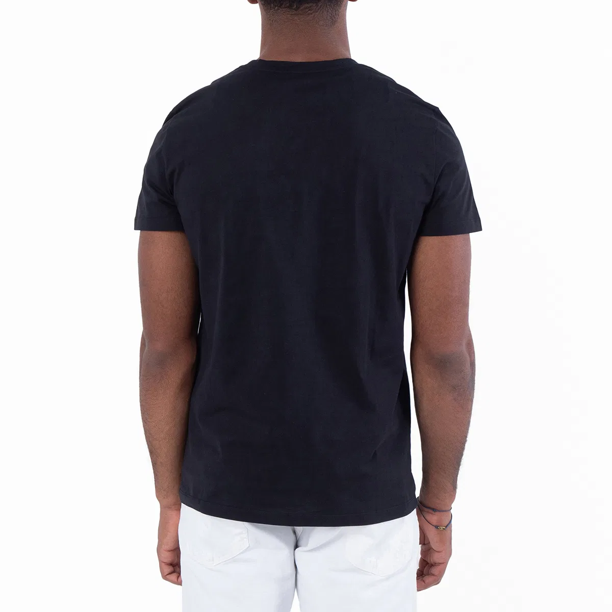 Футболка с принтом Small Flock Logo Print Balmain, Eab Black/White — фото 3