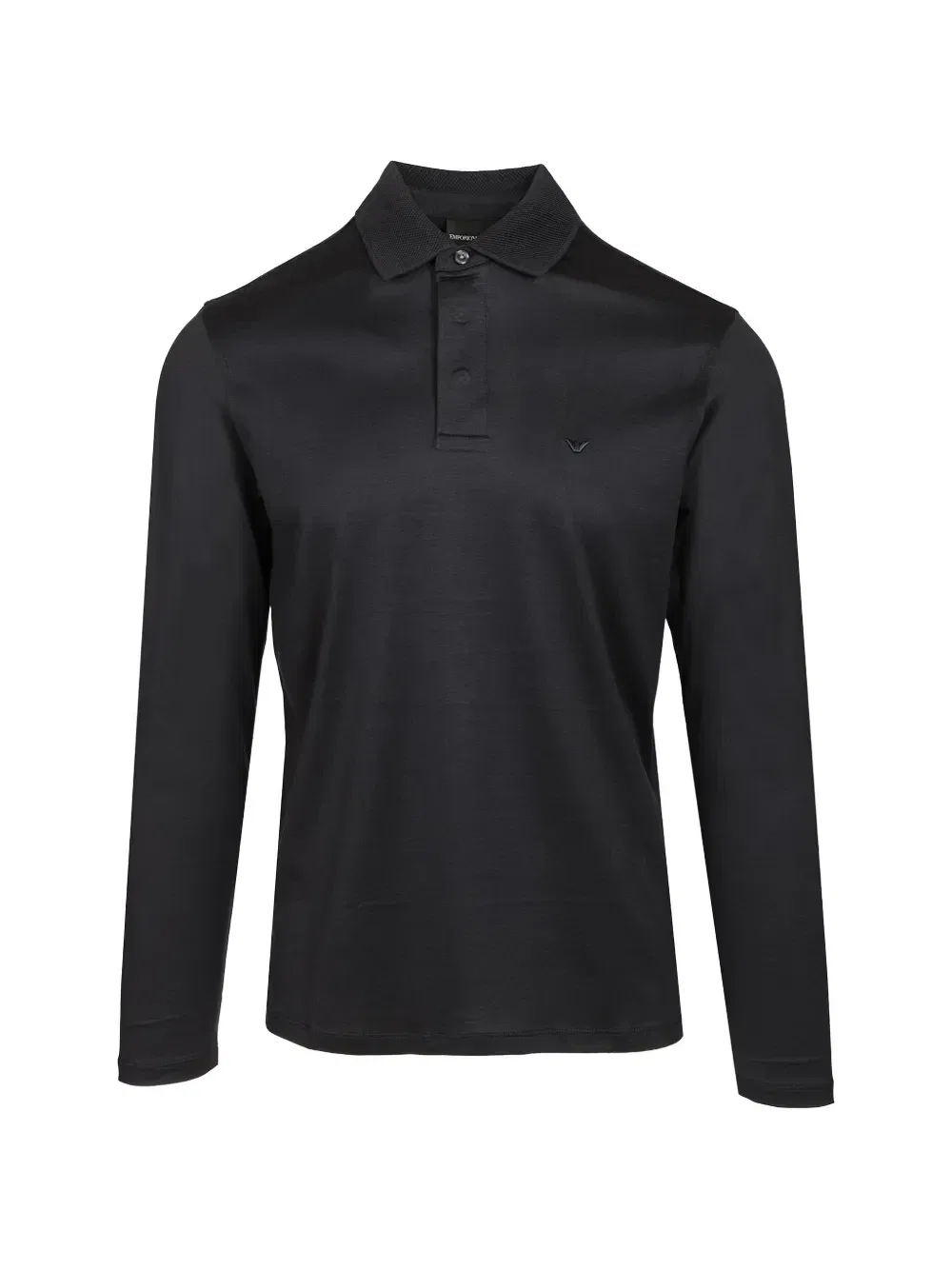Поло с длинным рукавом Emporio Armani, синий