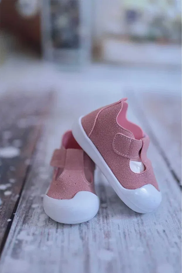 Детская ортопедическая обувь для девочек с застежкой-липучкой Macco Shoes, Pink — фото 3