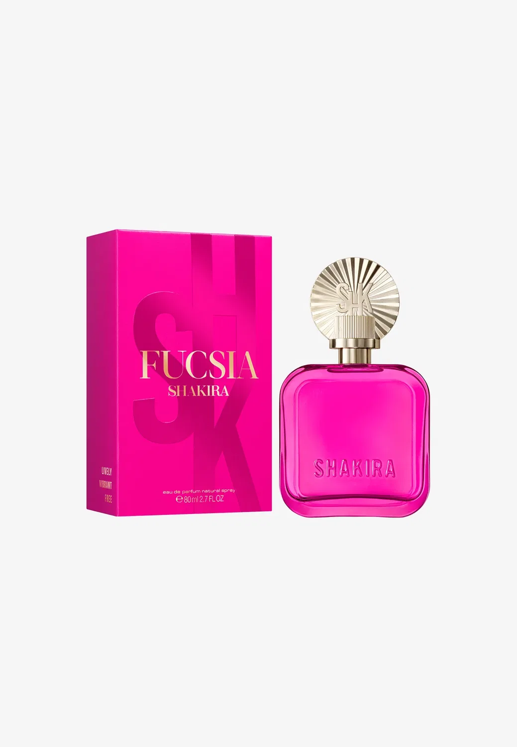 Фуксия edp - парфюмерная вода Shakira Perfumes, 80 мл — фото 2