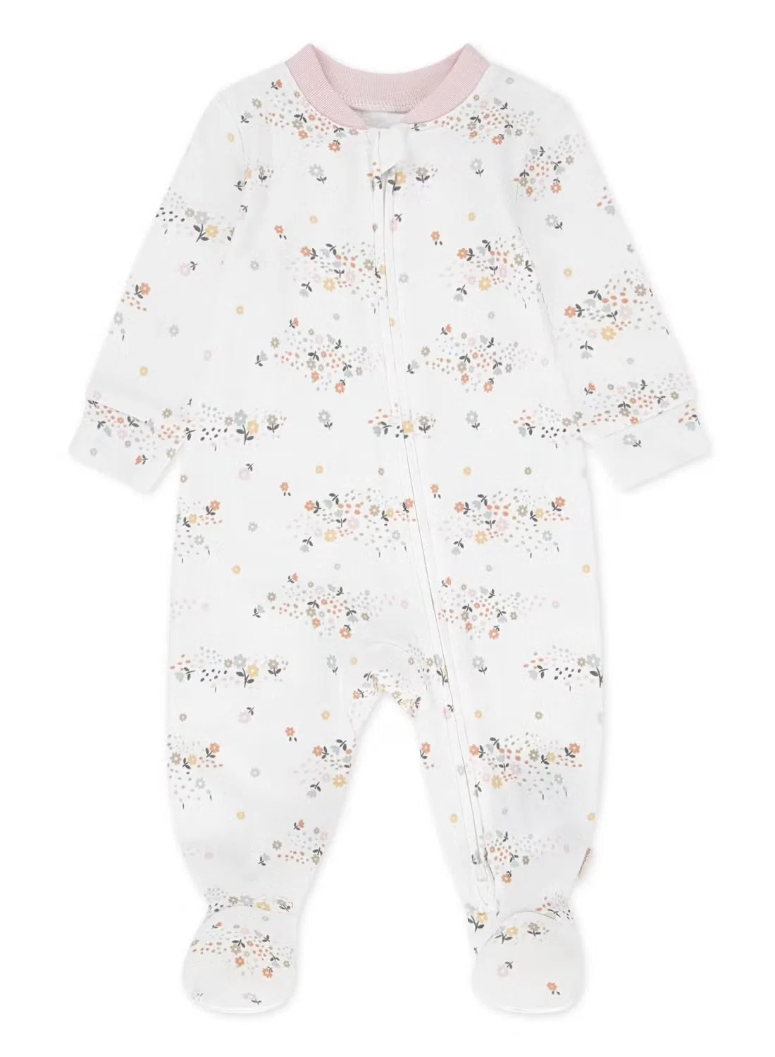 Комбинезон для сна с длинным рукавом Huggies, белый