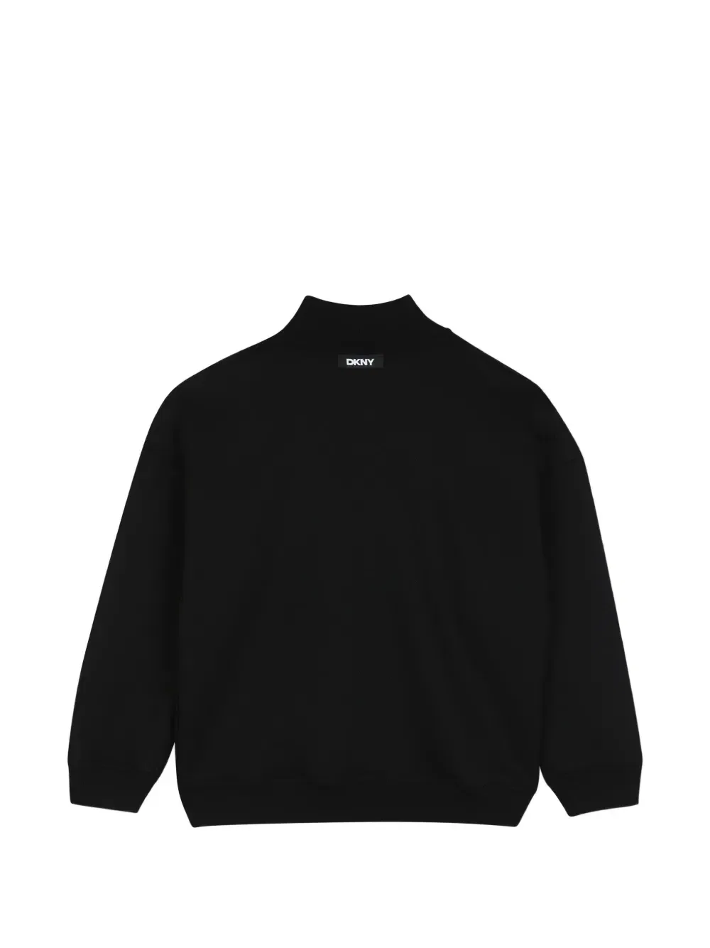 Толстовка на молнии с логотипом Dkny Kids, бежевый — фото 2