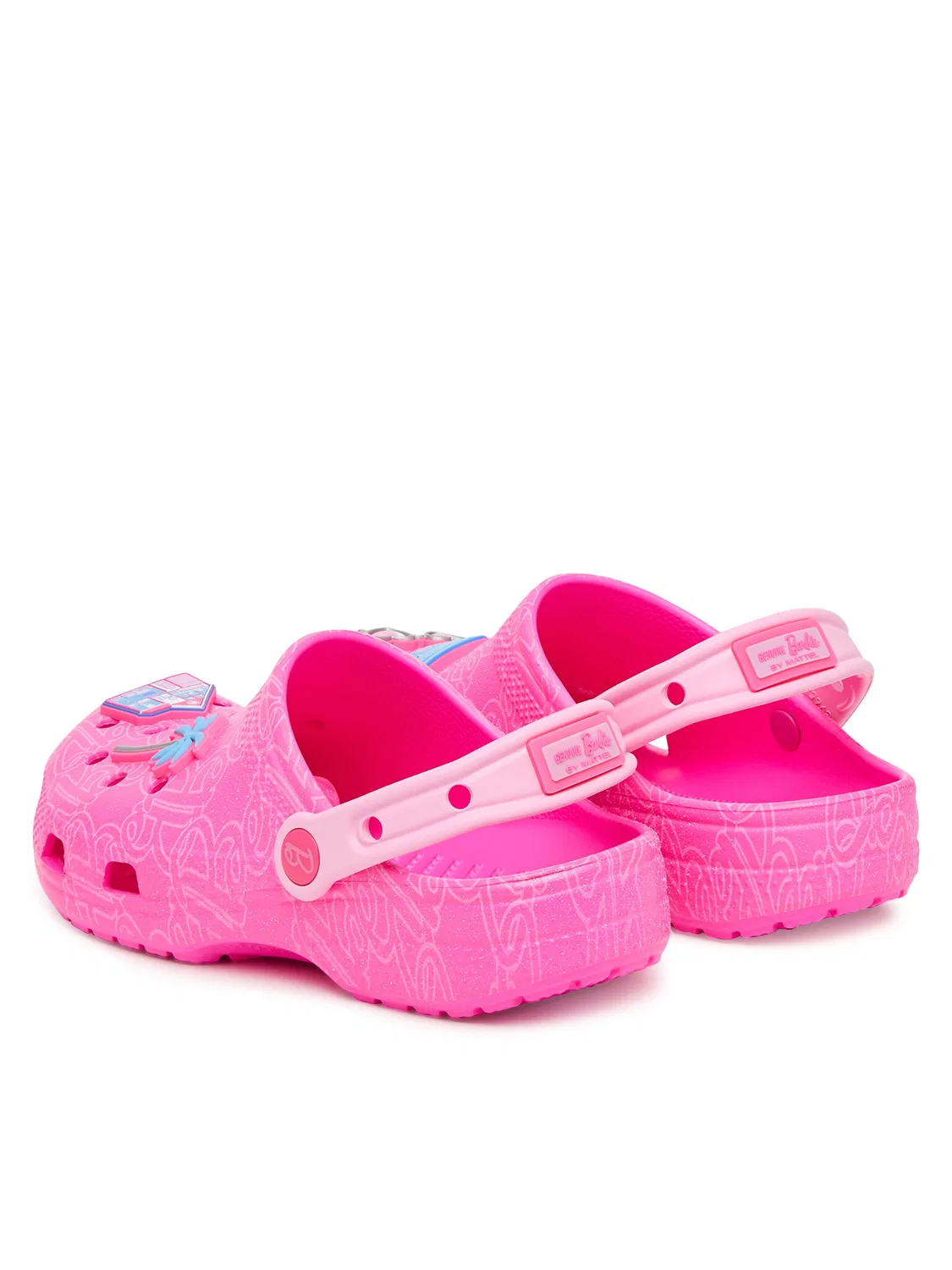 Сабо-мюли barbie classic clog для девочки Barbie Classic Clog Crocs, розовый — фото 3