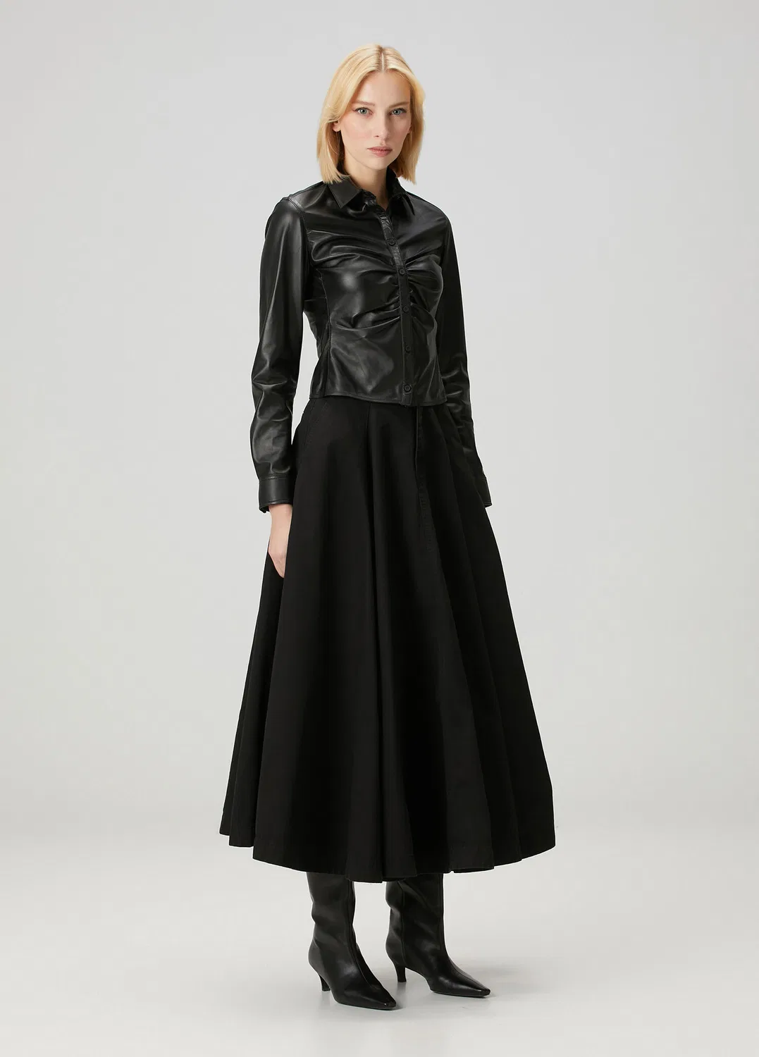 Юбка миди Balenciaga, black