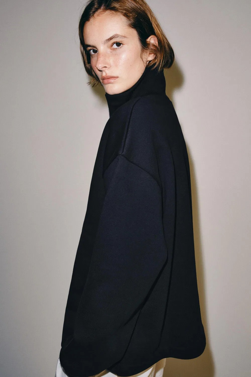 Толстовка на молнии ZARA, Blue — фото 3