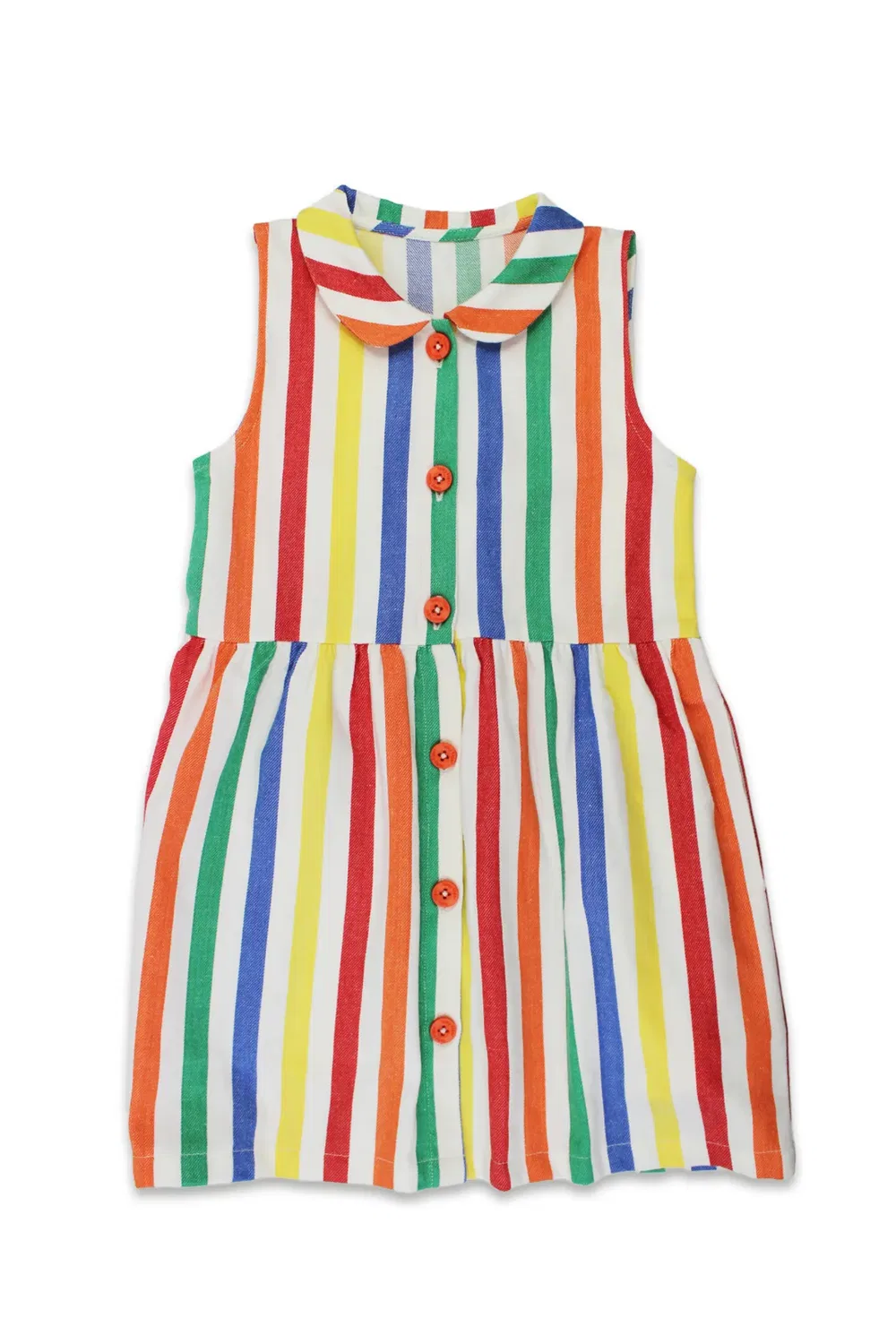 Платье из хлопка Happy Stripe Toby Tiger, Multi